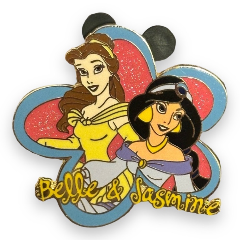 Disney trading pins- Disney princesses Belle and Jasmine